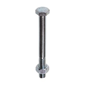 Zeskantbout met moer DIN 601/555 M 8x 70 4.8 verzinkt