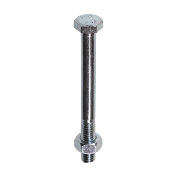 Zeskantbout met moer DIN 601/555 M16x340 4.8 verzinkt