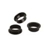 Ami nylon ring zwart RAL9005 (10 stuks in zakje)