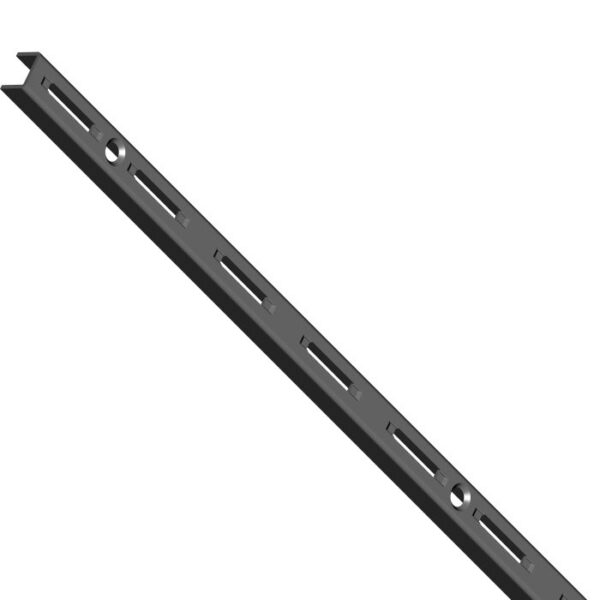 Element System Classic enkelrail 50 / 500 zwart; verpakt per stuk