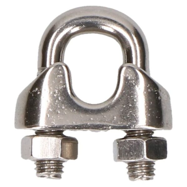 QlinQ staaldraadklem 6mm rvs