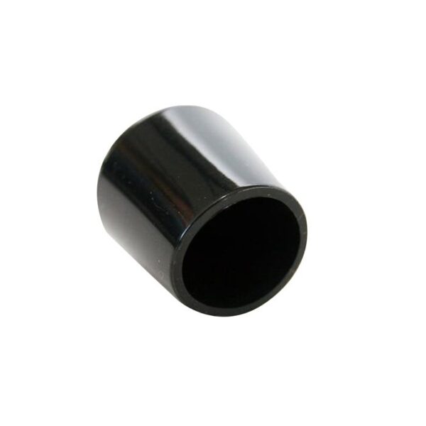 QlinQ pootdop omsteek rond zwart 32mm; 4 per verp