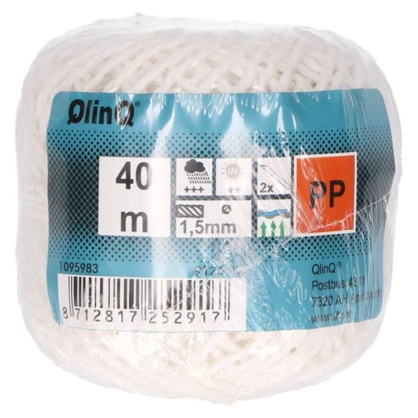 QlinQ elastisch koord 1.5mm; rol 40mtr