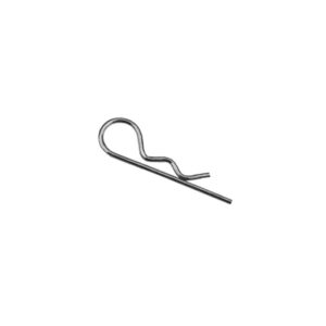 QlinQ borgclip enkel 5mm lengte 82mm verzinkt; 2 per verp