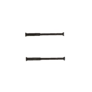 QlinQ patentbout M4x38mm zwart; 2 stuks