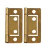 QlinQ opleg-meubelscharnier 50x18 vermessingd; 2 per verp