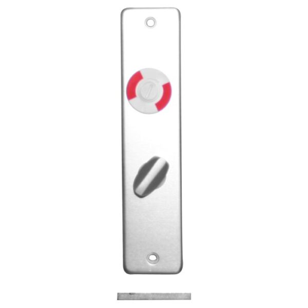 QlinQ renovatieschild wc 57/5 elox aluminium; 2 per verp