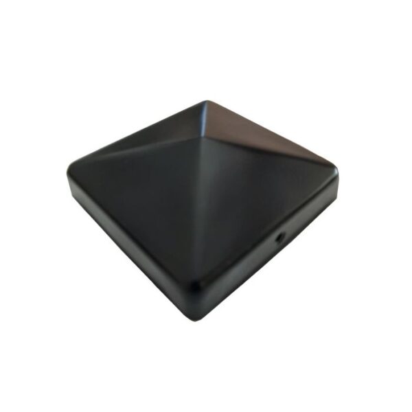 Herag paalornament pyramide 91x91 zwart