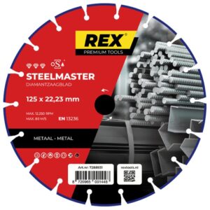 productafbeelding_54593_11.jpg REX Steelmaster diamantzaagblad 125mm asgat 22.23mm voor metaal