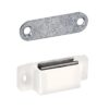 QlinQ magneetsnapslot 4kg wit vierkant; 2 per verp