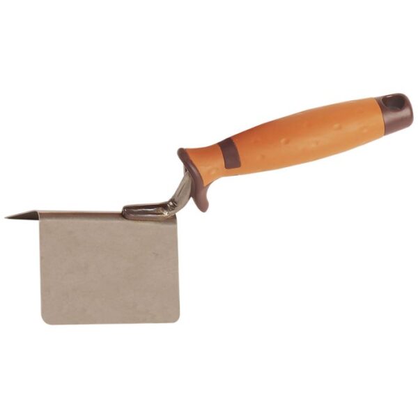 Super Prof Eco hoekschop uitw. dubbeltje rond 8mm80x60mm rvs SG