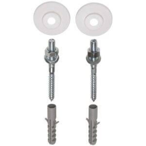 FISI fonteinbev.set stokeind M8x 80+plug, ring, moer, afdichtring