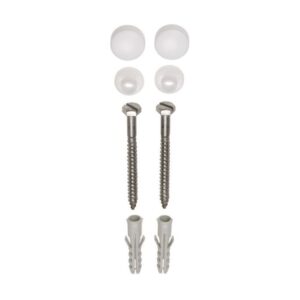 productafbeelding_6389_24_64.jpg FISI closetbevestigingsset DIN571 6x70 A2, plug, rozet en afdekkap wit
