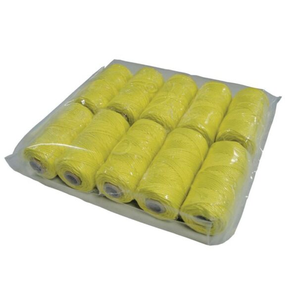 productafbeelding_64009.jpg Super Prof metselkoord gevl. 1,5mm PA fluor geel 50 mtr; 10st