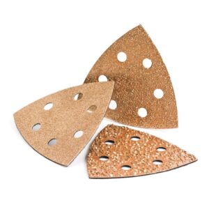 Carbide, delta schuurplaat,  3x90 mm velcro G36