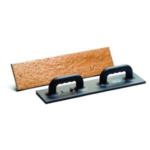 Carbide, dub.handgr.+magneet, voor losse schuurpl. 500x125mm
