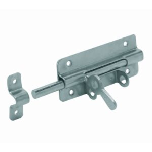 GB hangslotgrendel 100mm verzinkt etiket