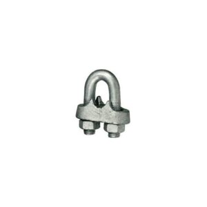 Staaldraadklem DIN741 6mm rvs A4