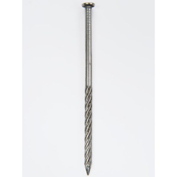 HJZ schroefnagel 4.5x100 platte geruite kop rvs A2
