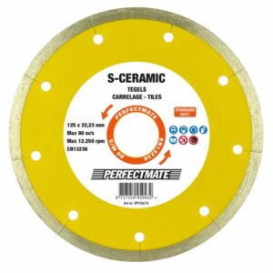 Perfectmate S-Ceramic diamantzaagblad 125mm asgat 22.23mm