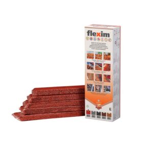 Flexim dakmortel 10 liter/4.5kg rood; 5 strips per verp